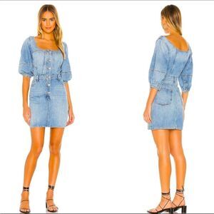 Jonathan Simkhai Standard Puff Sleeve Mini Dress